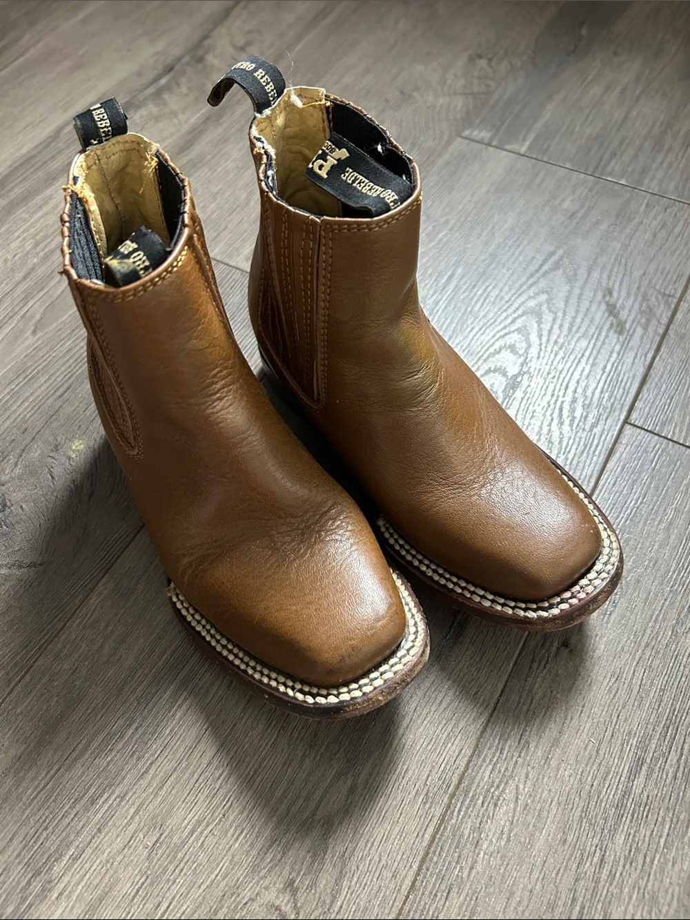 Boots Brown Leather Western Boot Boy